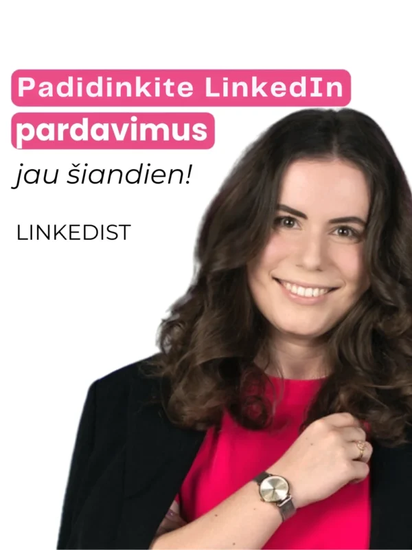 Pardavimai su LinkedIn shop.gabu .lt